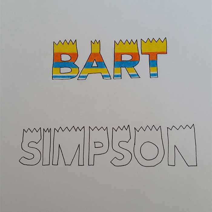Bart Simpson sketch 3