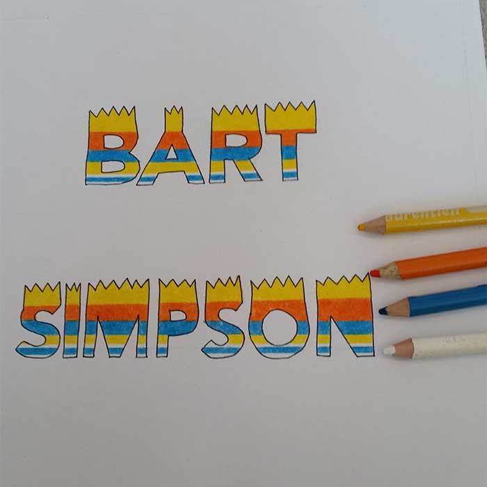 Bart Simpson sketch 4