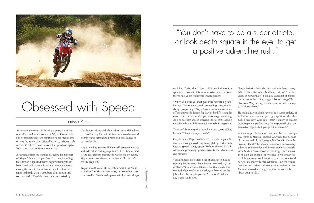 The third spread in the magazine layout.