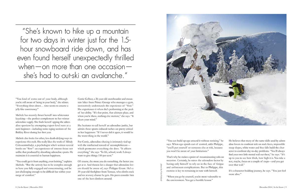 The fourth spread in the magazine layout.